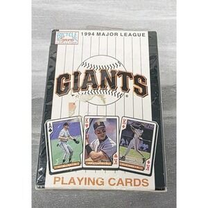 San Francisco Giants 1994 Bicycle Sports Playing Cards MLB New